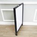 FixtureDisplays® Dry Erase White A-Frame Board All Metal Menu Board Sidewalk Sign Advertising Walkway Outdoor 24 X24 X 39